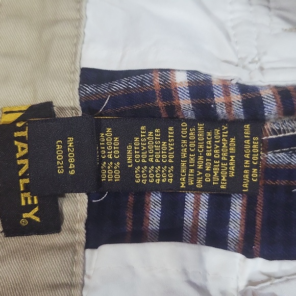 STANLEY Workwear Khaki Flannel Lined Utility Cargo Pants - 40x30 - Picture 12 of 16